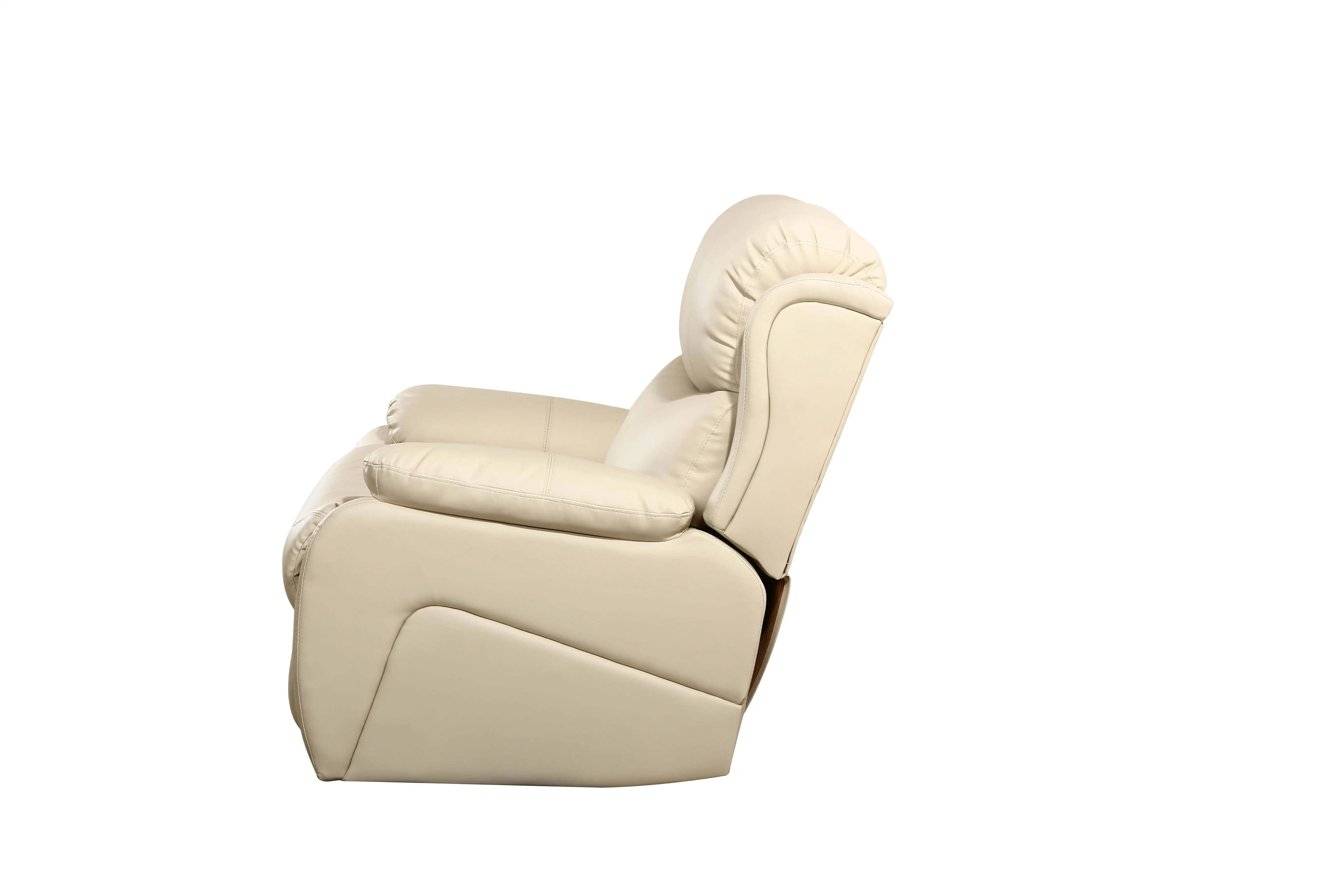Modern Leather Sofa Home Theater Living Room Set Glider Pushback Living Room Factory Hot-Selling Pu Pushback Recliner Chair