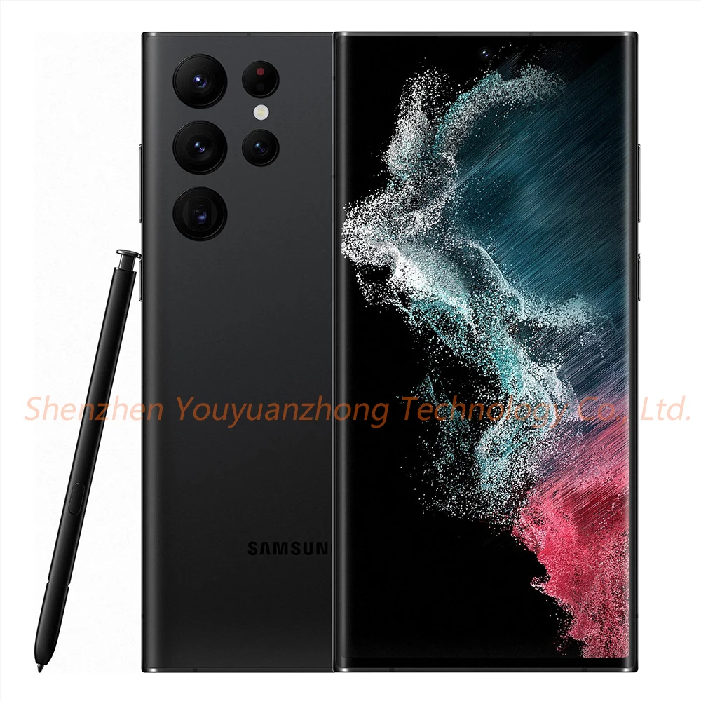 2022 Smartphone for Samsung S22 Ultra 5G original unlocked wholesale Android 12 Global Version 6.8 inch 16G+512 GB Mobile phones