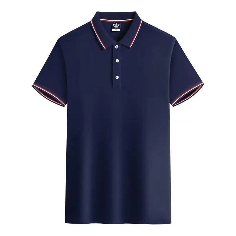 Quick Dry Golf Polo Shirt with Logo New 2023 OEM Design Custom 88% Polyester 12% Spandex Design Sublimation Patterns Men Printed