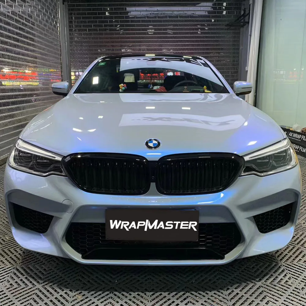 Виниловая пленка TSAUTOP 1 52*18 м двухцветная карамельные цианиновая автомобильная без пузырьков воздуха