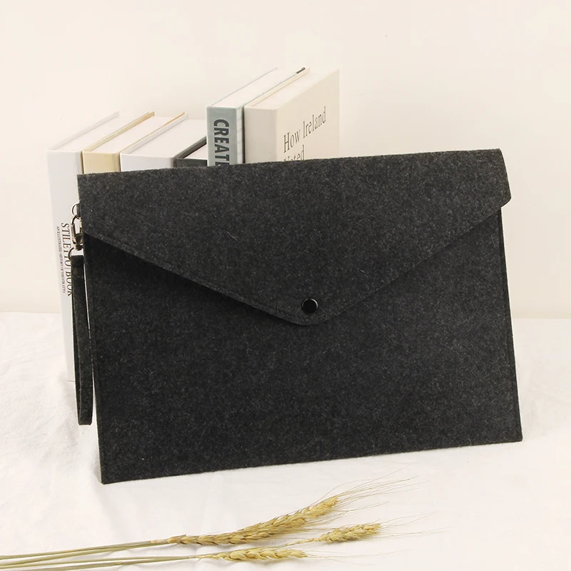 
Environmental Protection And Safety Custom Logo a4 Size File Folders Felt Document Bag 