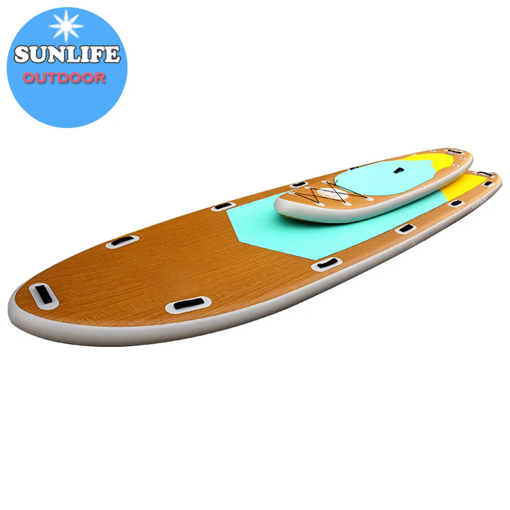 Big SUP Board For Fishing or Surfing Folding Paddle Board with 5 Fins