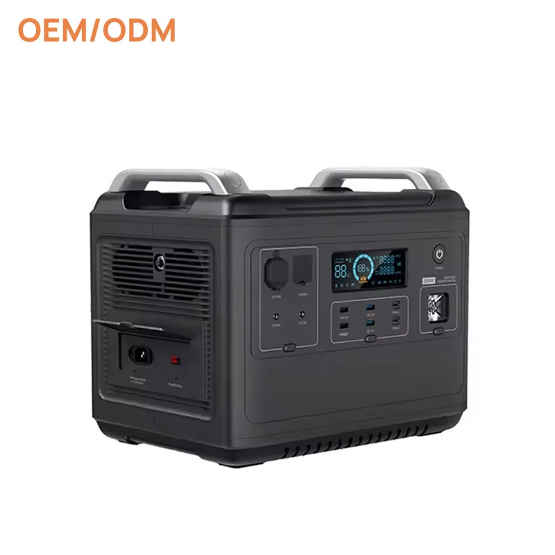 2000W/2048Wh  portable power station with solar panel for sale home energy storage battery