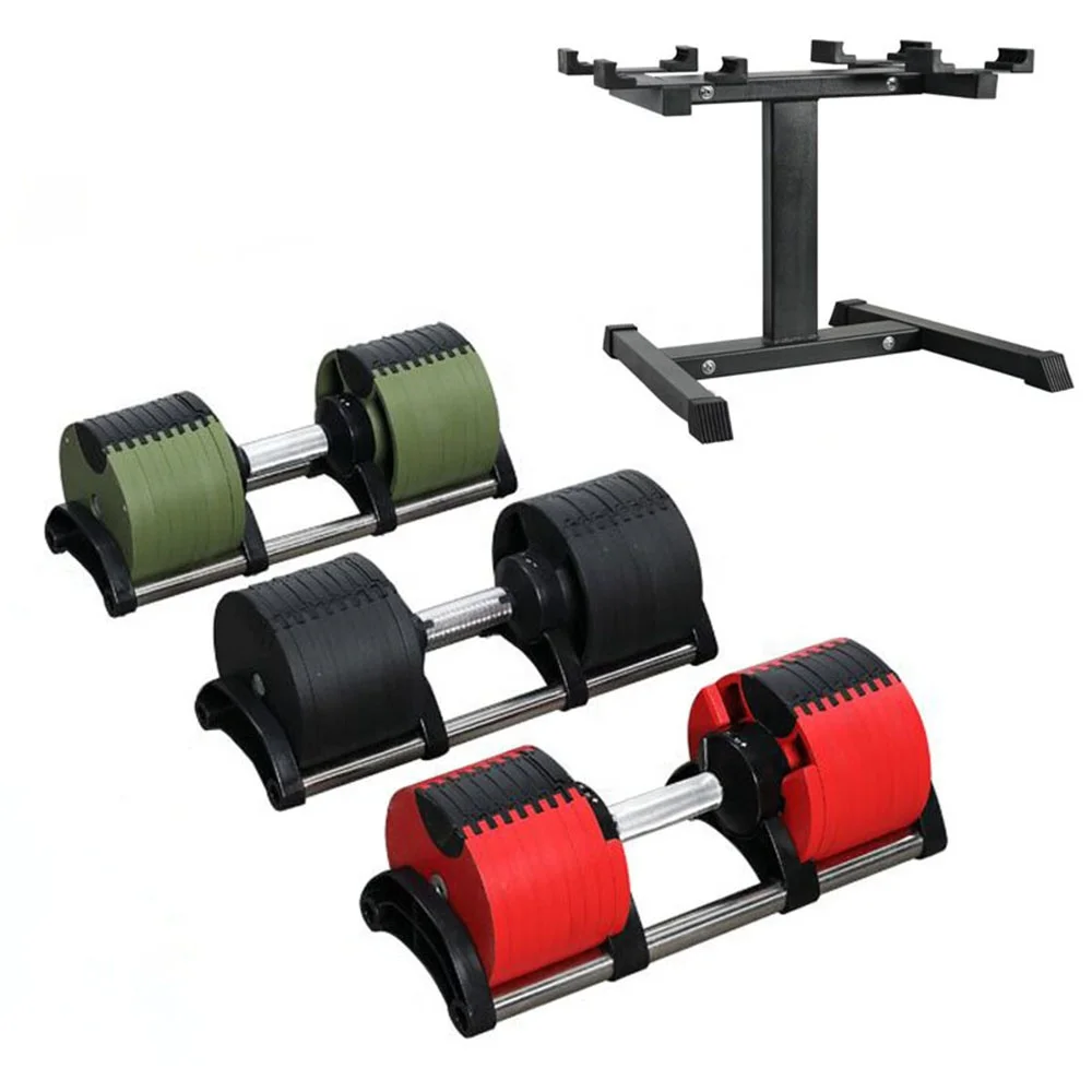 New Style Fitness 24kg/40kg Adjustable Dumbbell Set for Home and Gym