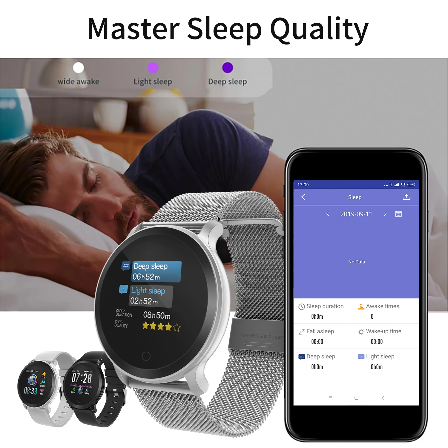 LIGE 2021 Новый смарт-часы для мужчин полный сенсорный экран спортивные IP68 водонепроницаемые часы Смарт-часы для фитнеса