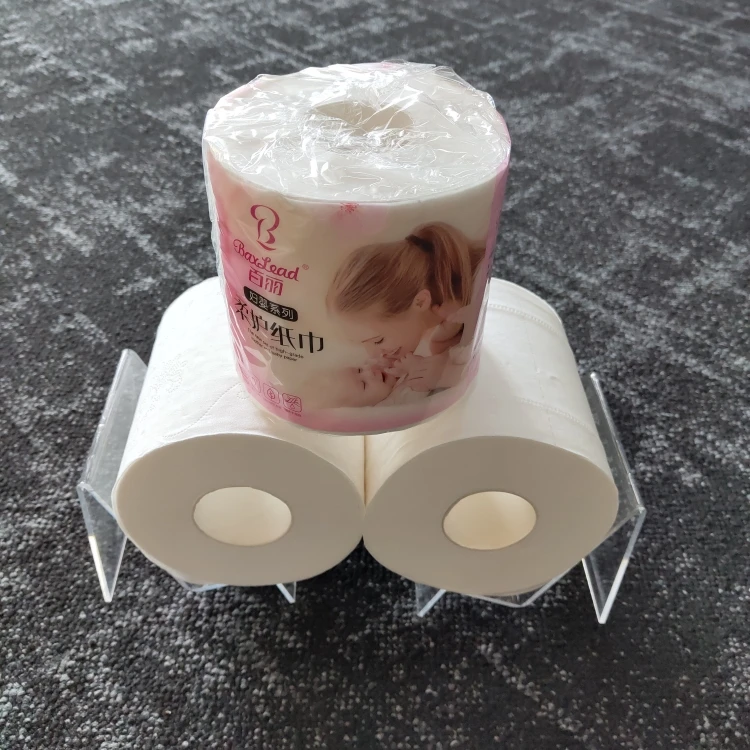 Oem 2/3/4 ply water soluble toilet paper virgin wood pulp core bulk pack toilet tissue tolite paper