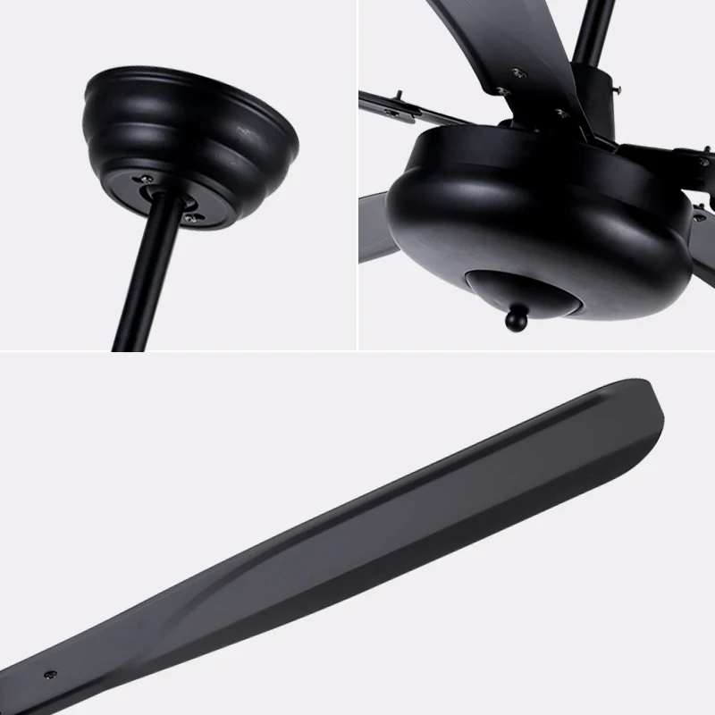 Low quantity black metal leaf ceiling fan for restaurant wall switch for ceiling fans office fan without light