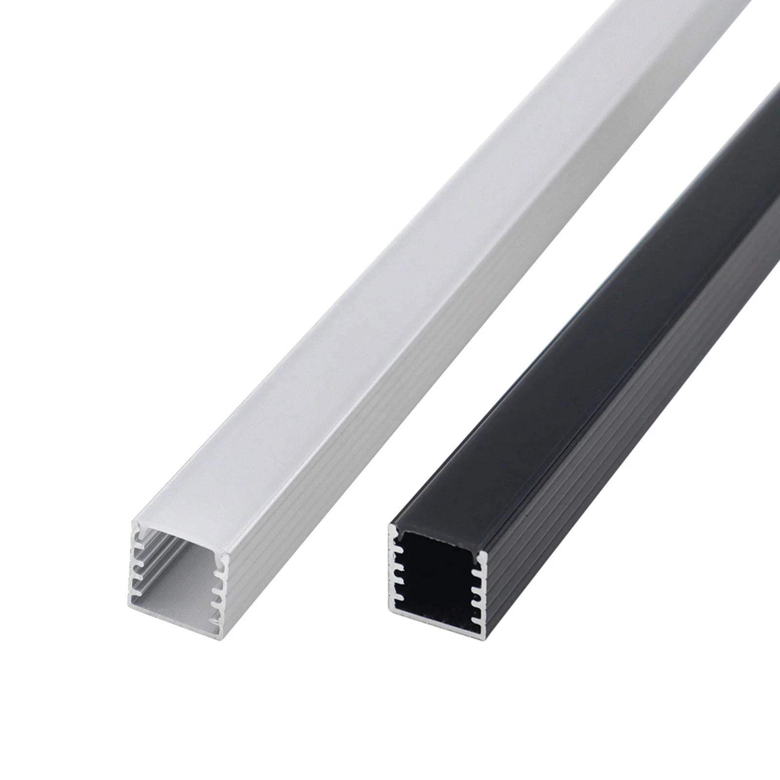 Free Sample 014 Aluminum Profile Heat Sink Led Extrusion 15*15mm Silver Diffuser Aluminum For Led Strip