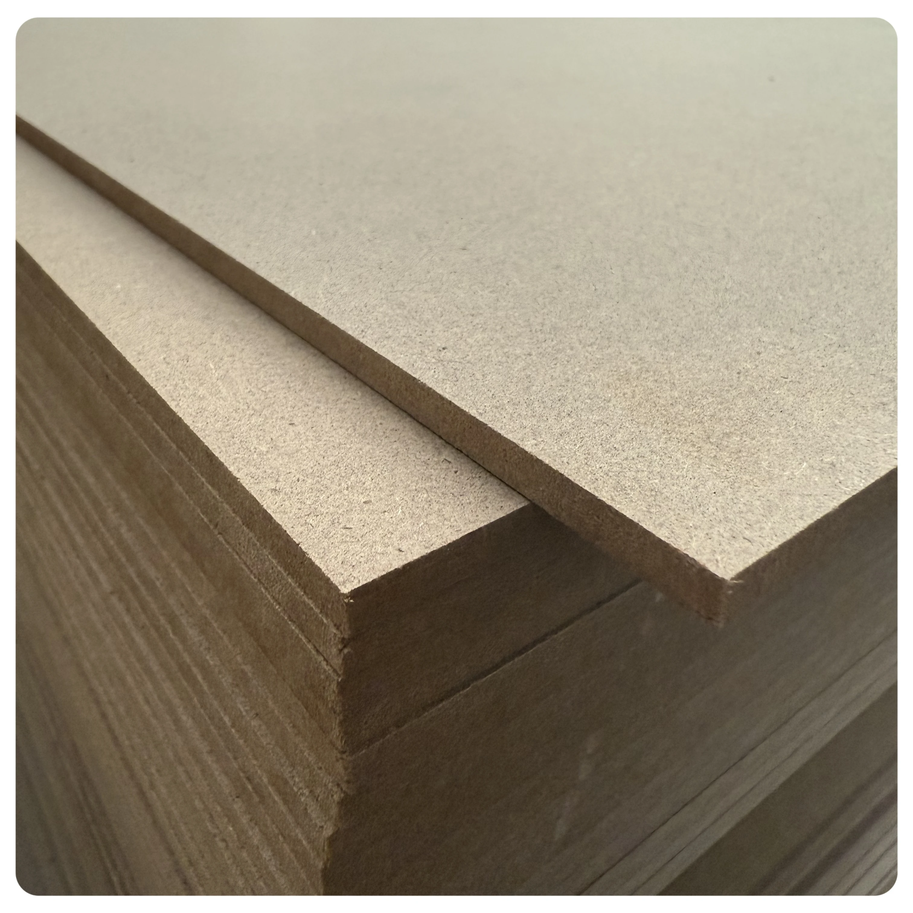 Direct Factory Price 18mm MDF Board Modern Design E1/E2 Standard HDF Wood Panel for Kitchen Cabinets for Furniture