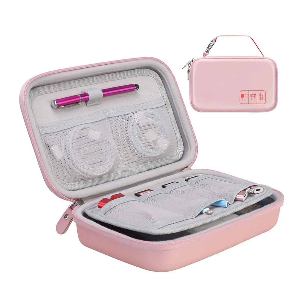 Travel Case for MacBook Power Adapter,  Magic Mouse 2, Pencil, USB Flash Disk, SD Card, cell Phone ipad Chargers