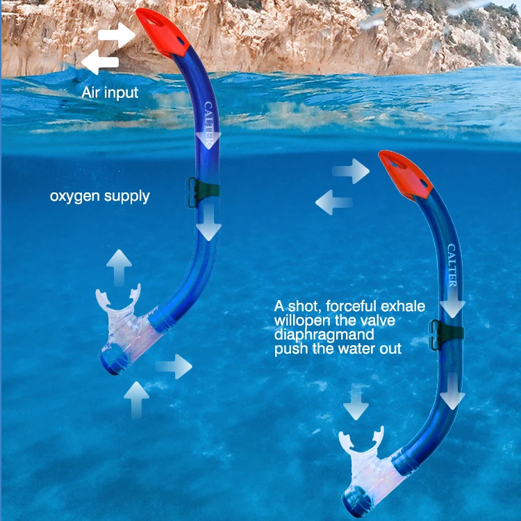 Diving Equipment Mask And Snorkel Full Face Swimming Snorkel Set Breathing Tube Snorkel