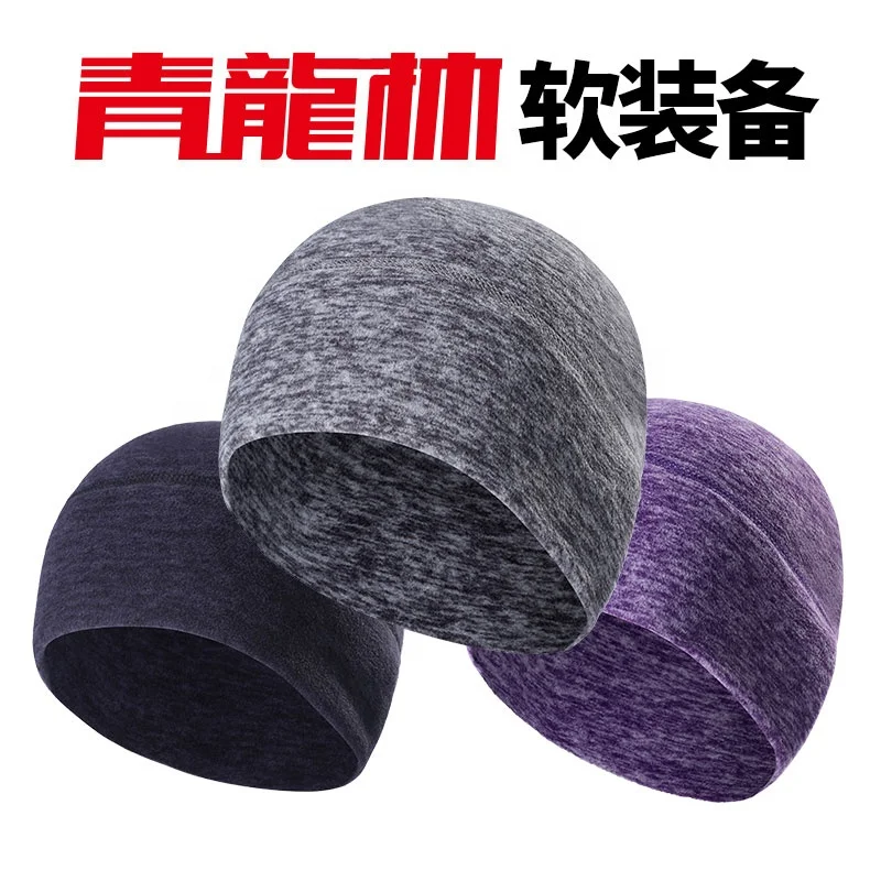 Custom Winter Fleece Running Hats Ski Warm Hats fleece beanie