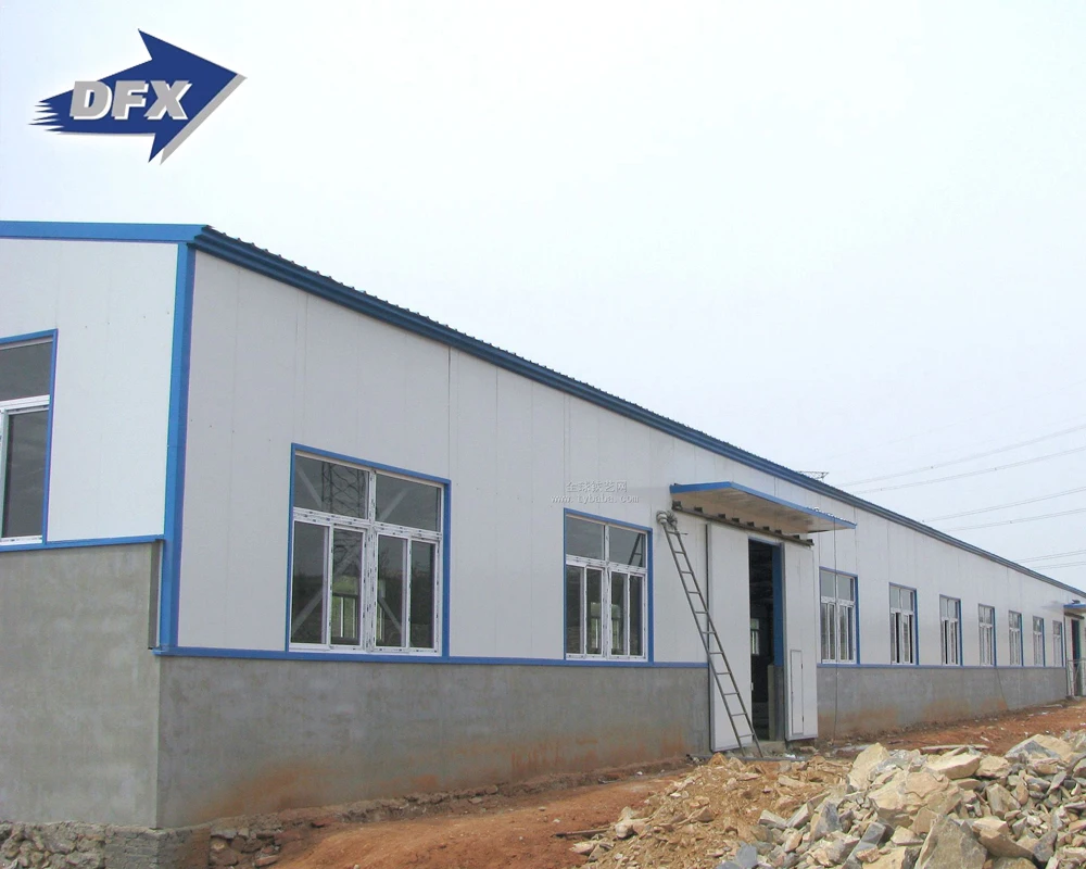 Light Prefabricated Steel Structure House Construction Site Dormitory From China