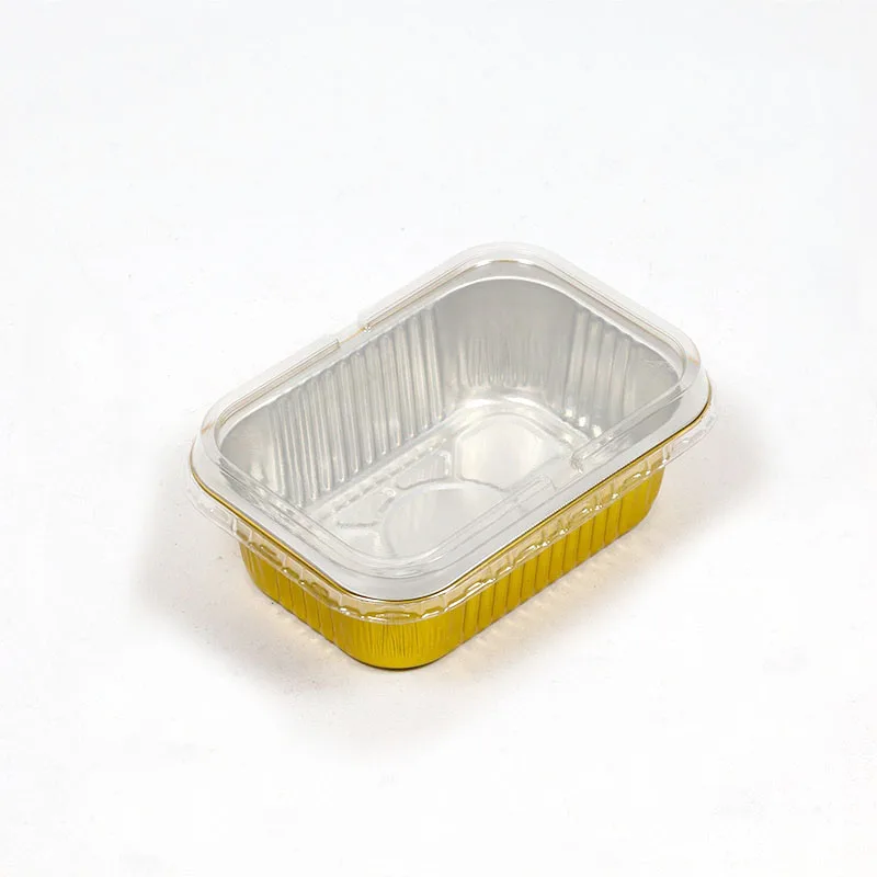 Restaurant Smooth Wall Foil Containers All Size Disposable Food Box Aluminium Foil Container