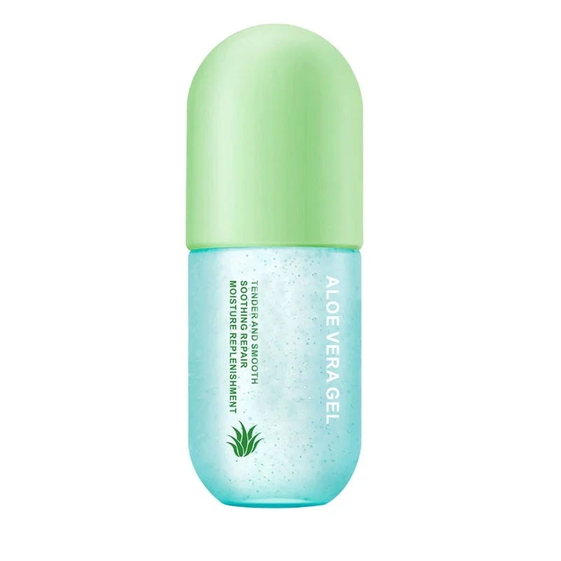 Capsule aloe vera gel moisturizing nourishing moisturizing lotion to brighten skin tone wholesale OEM private customized LOGO