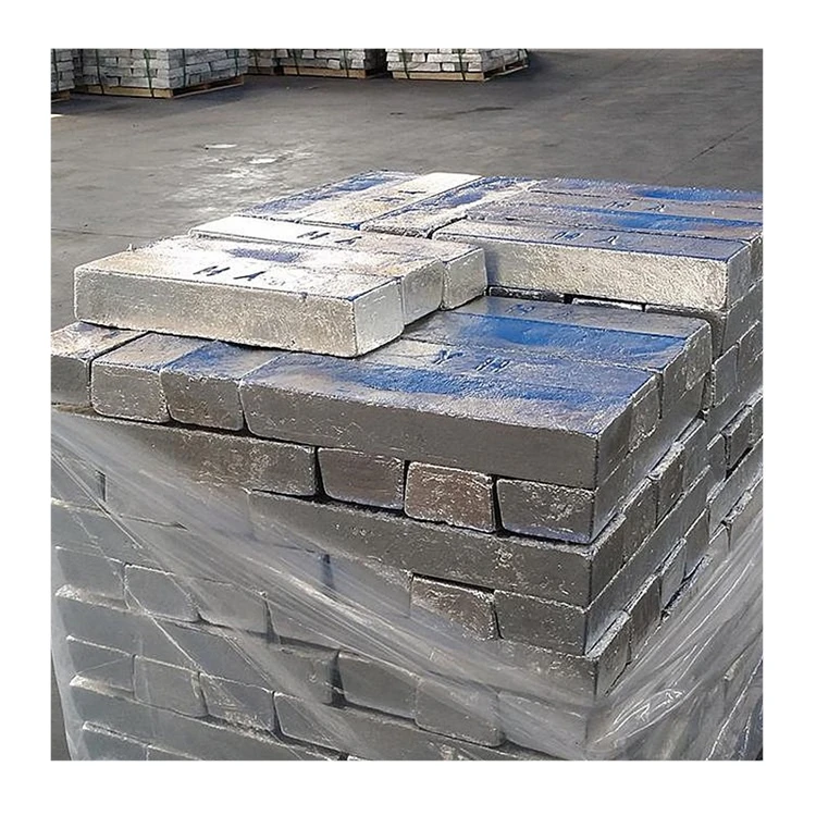 High Purity Lead Ingots 99.9% 99.95% 99.99% China Factory Price Free Sample Hot Selling Lead Metal Ingots