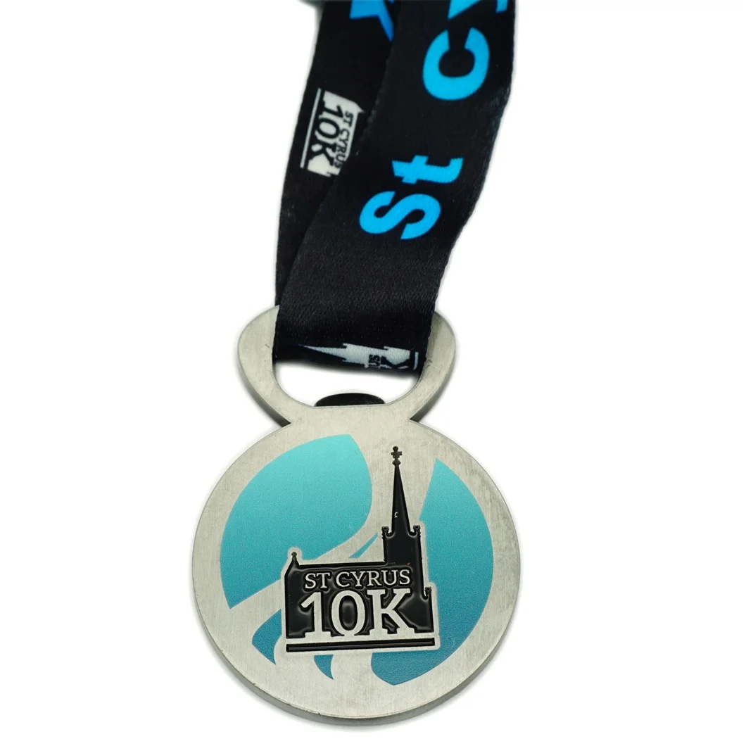 china custom medal maker Wholesale custom die cast marathon medals souvenir running sports 5K 10K award metal novel prize medal