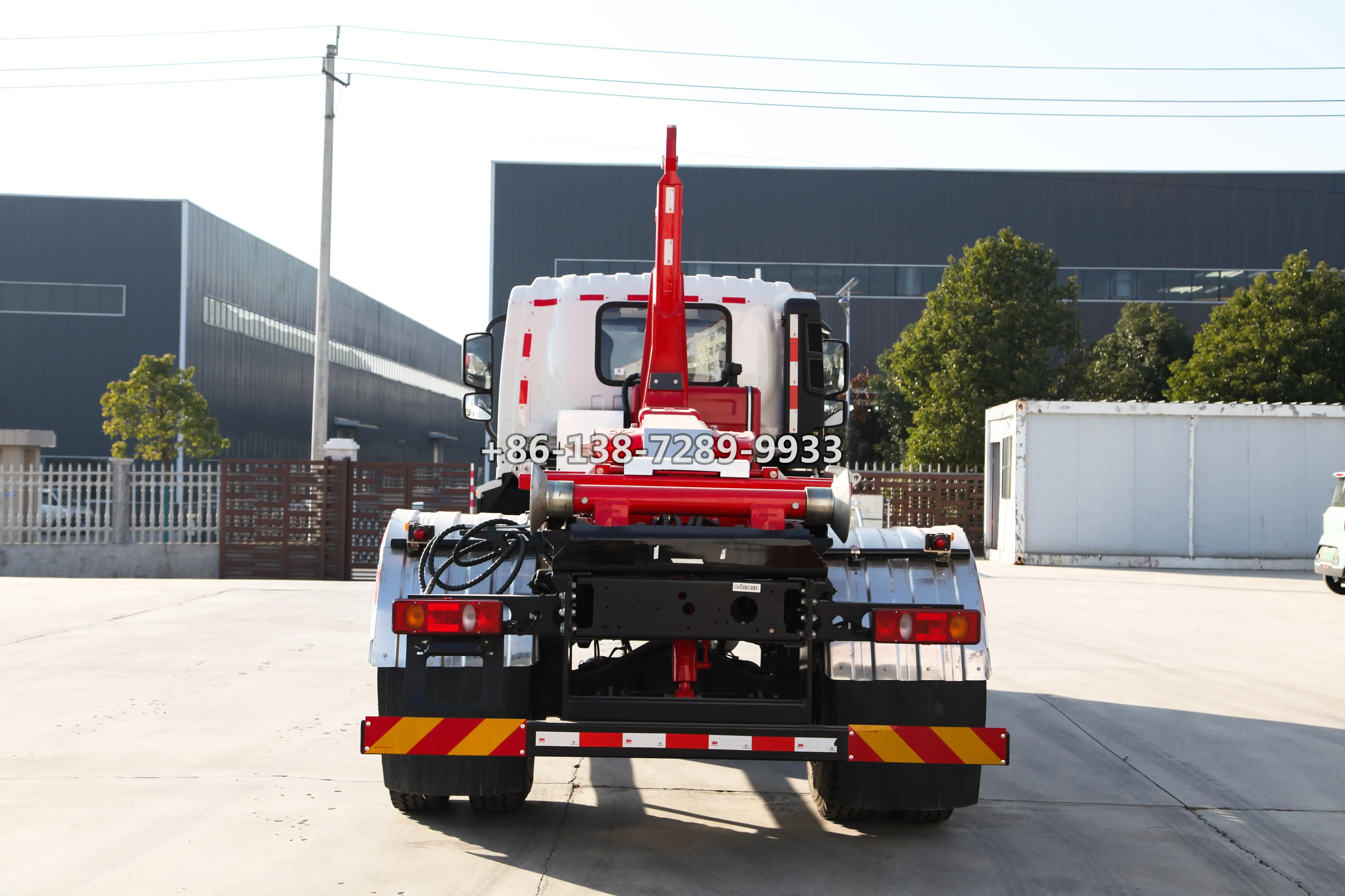 Dayun 9tons Hook arm garbage truck 10 tons Hydraulic Arm Hook Lift Garbage Truck 12tons Roll-off Hook Lifting Garbage Truck