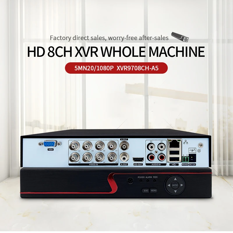 HOT XVR9708CH-A5 5MN/1080P 8 channel Support STVI function CCTV DVR/XVR surveillance video security digital video recorder