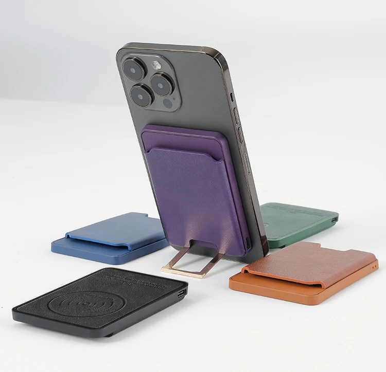 4-in-1 card pack bracket magnetic suction wireless charging Carry-on card package portable new style