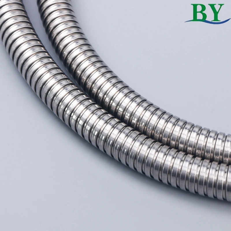 Stainless Steel Shower Hose Custom Length Shower Tube Nozzle Bathroom Pipe Double Buckle Hose