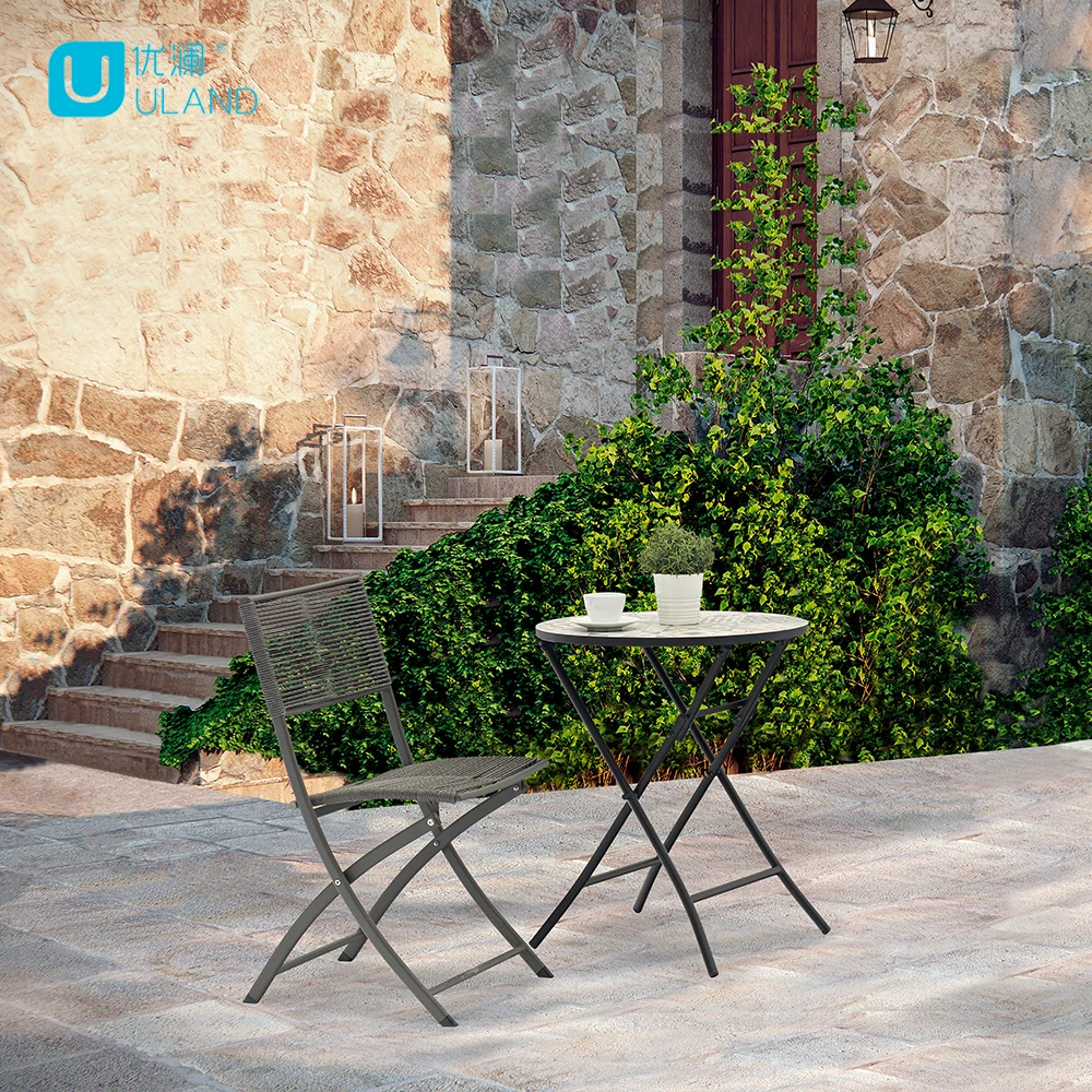 Uland Chaise Aluminum Leisure Outdoor Portable Camping Picnic Foldable Bbq Folding Camping Table Pliable Tourist Table