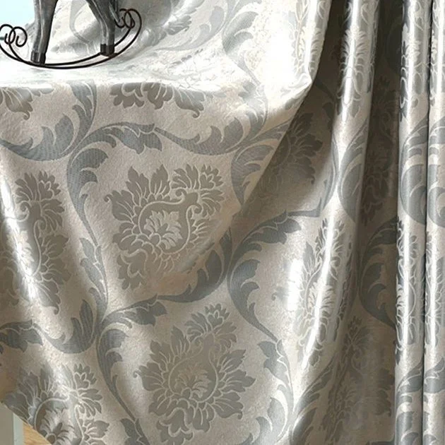 High quality 100% Polyester Material american style Jacquard  curtain fabric/jacquard fabric for curtain