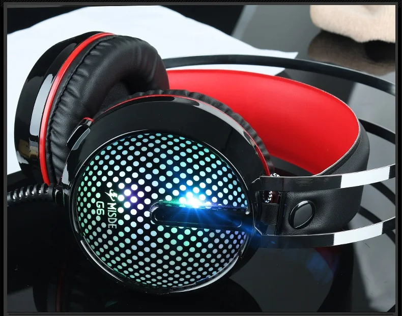 Gaming Headset 7.1 Wired Earphone Over ear Game Gaming Headphone Headset Headband with Mic Stereo for Computer xbox ps4