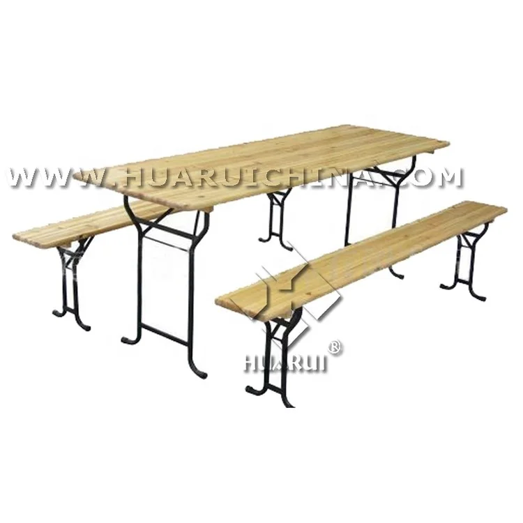 Beer Garden Table and Bench wooden beer table set
