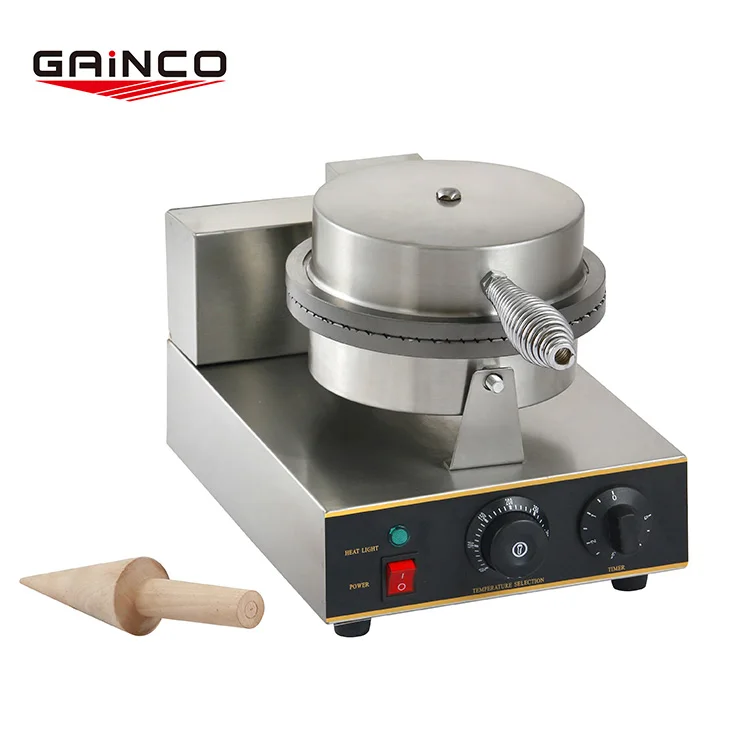 Электрический Снежный сахарный конус Gainco машина для приготовления вафель мороженого