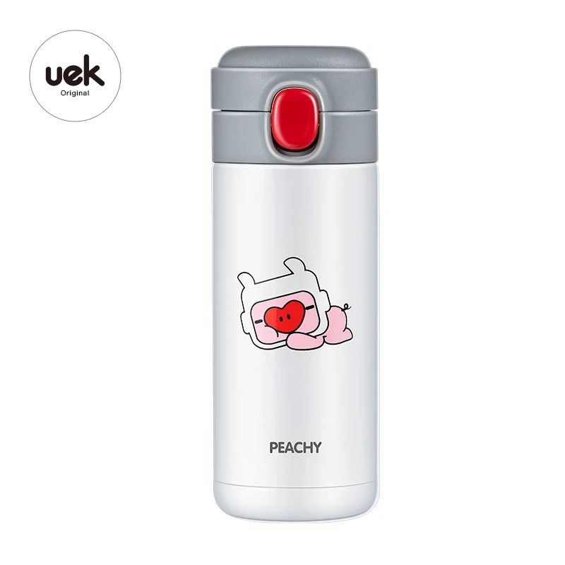 Uek детская Оригинальная дизайнерская детская бутылка для воды из нержавеющей стали, детская бутылка для воды
