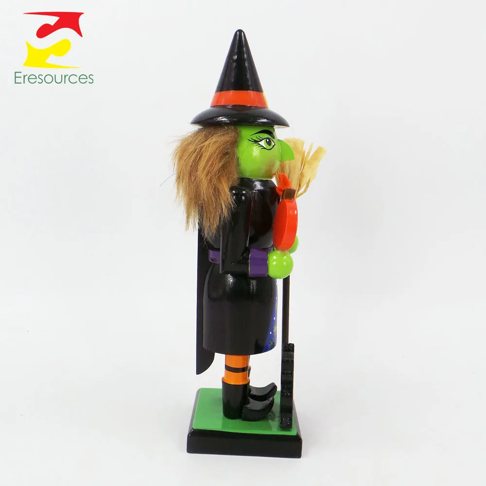 Wholesale Halloween Wooden Nutcrackers the Wicked Witch Halloween Decoration