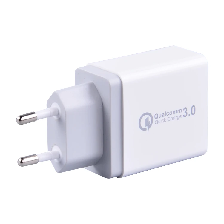
2018 Hot Selling 3 Port Fast Charging QC3.0 USB Wall Charger EU Plug 
