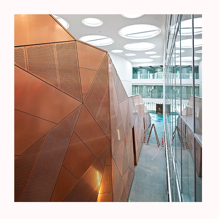 Customized Exterior Decorative Sheet Metal Door Panels Laser Cutting Perforated Corten Steel Plate Garden Fence Wall Panel