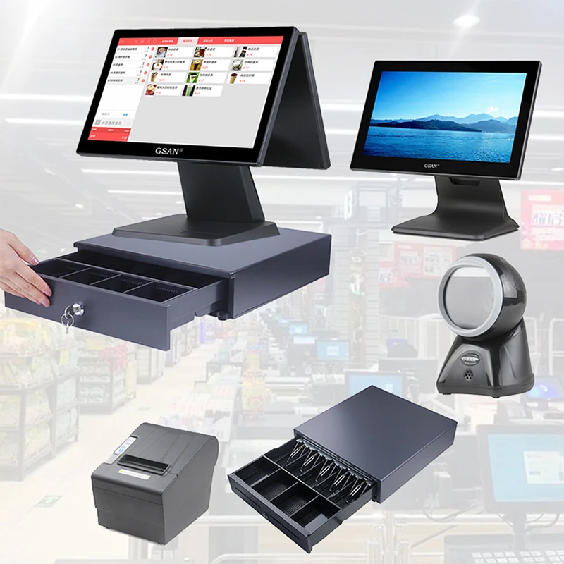 15.6 Inch Pos System/ All-in-one/pos Hardware Cashier Machine/point Of Sale System