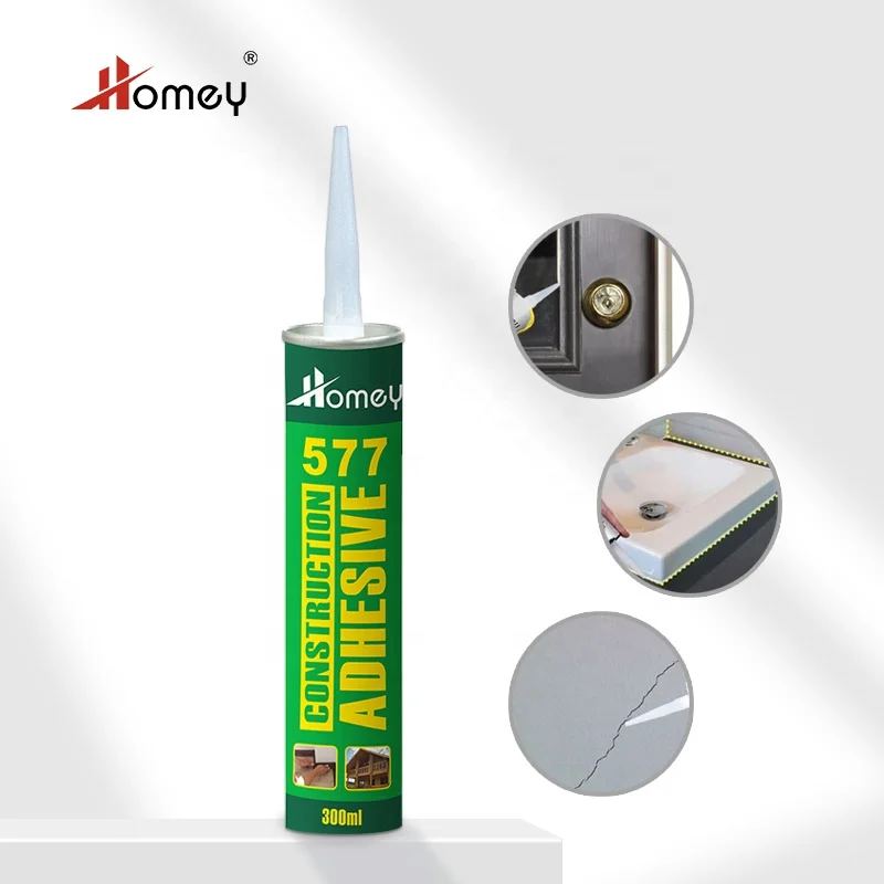 Homey Wholesale OEM liquid nails adhesive white Construction Adhesive