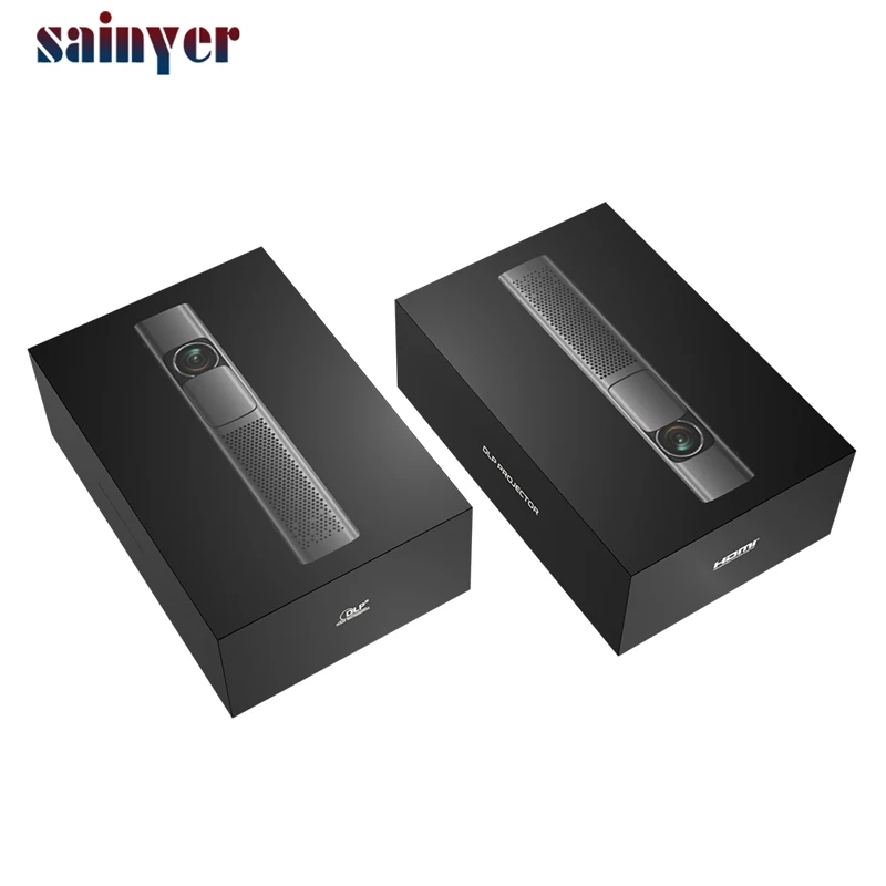 Sainyer V9 новейший 3D 4K беспроводной проектор 1080P DLP Smart Mobile Android мини светодиодный