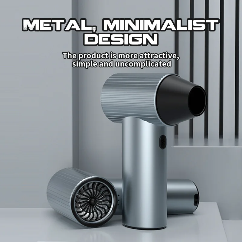 X7 Tiktok Rechargeable Mini Turbo Jet Fan Turbo Violent Fan 130000 RPM Powerful Blower High-Speed Duct Fan kica 2 massage gun