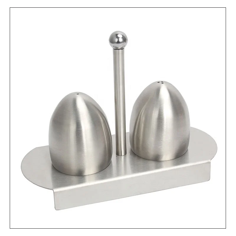 Stainless Steel Spice Jar Glass Spice Jars Seasoning Storage Bottles Stainless Steel Salt And Pepper Shakers