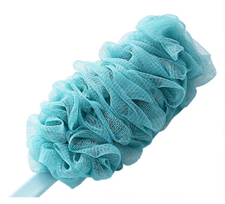 Back Scrubber Long Handle Bath Brush for Shower Luffa Back Washer Loofah on a Stick Bath Sponges Soft Back Brush for Women