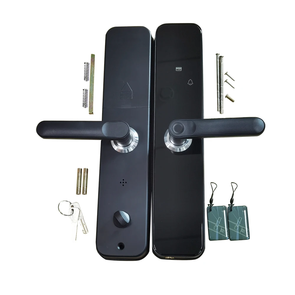 Amazon Top Security Intelligent Main Gate electric lock, WiFi App Digital Tuya Fingerprint Door Smart Locks