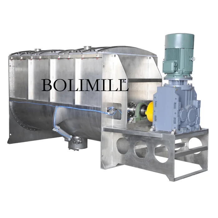 Factory Direct SUS 304 Stainless Steel Nutraceutical Ingredients Powder Mixer Double Ribbon Blender Mixer
