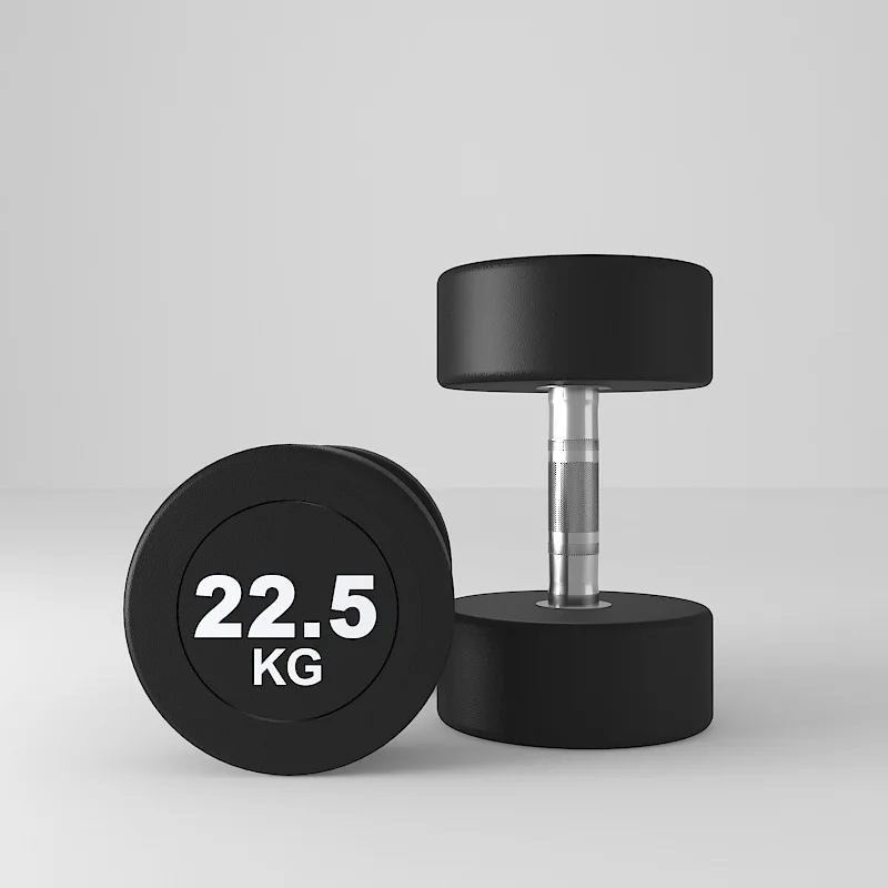 ONESTARSPORTS Good Quality Round Rubber Dumbbell Weight Set Price Coated Dumbbell For Sale