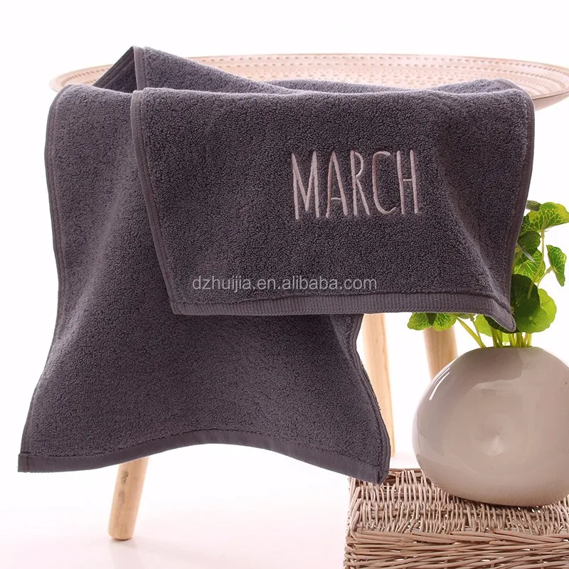 Eco-friendly Hotel Cotton Bath Towels Wholesale 70 cm x 140 cm Customized Towel High Quality