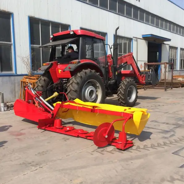 Tractor pto driven disc lawn mower/tractor suspended lawn mower/pasture specific lawn mower