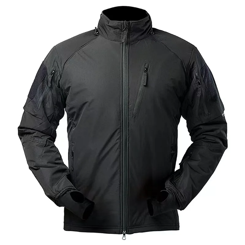 New Softshell Jacket Custom Design Winter Work Wear Mens Windproof Waterproof Fleece Lined Zip up Soft Shell Jacket