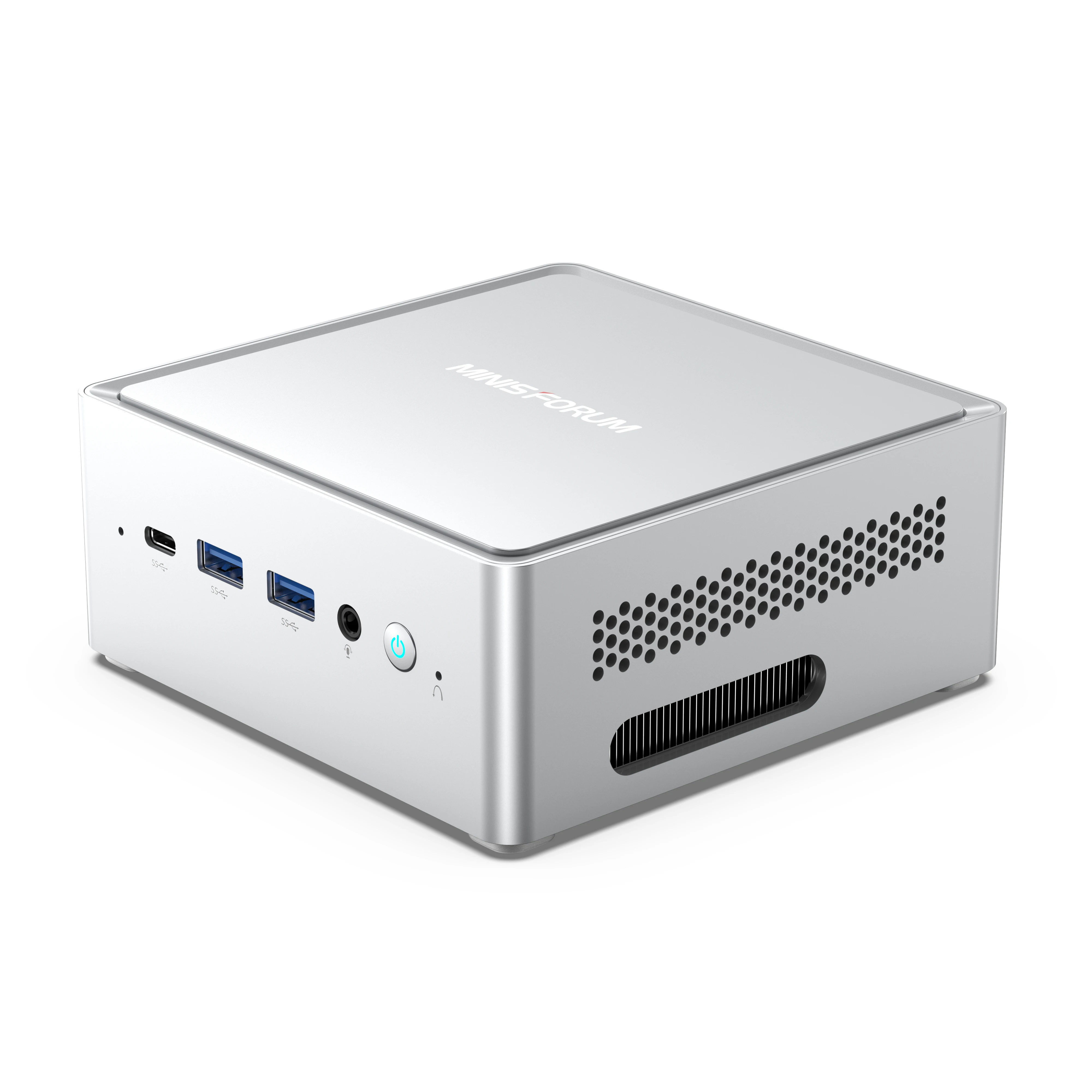 2023 New MINISFORUM NAB6 Inter NUC 12th Gen Core Desktop Router Computer 32GB RAM 2*HD-MI Gaming Core i7 Mini PC with 2 Lan Port