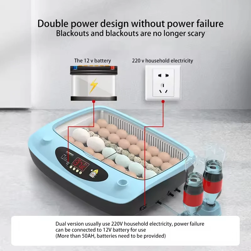 ST-36C Automatic Incubator And Hatcher Egg Incubator Hatchery Best Price Quail Egg Incubator 36 Eggs