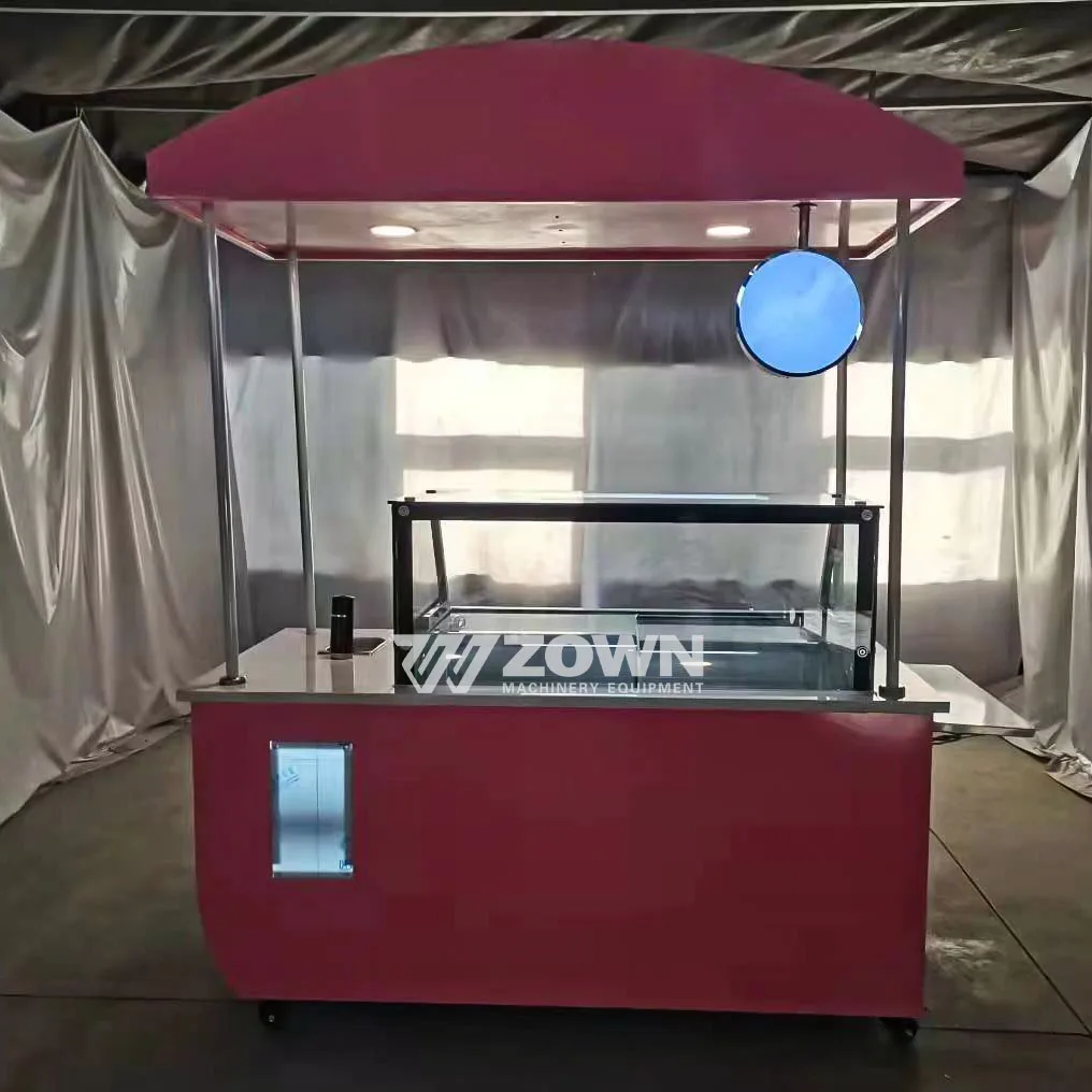 fabric Used food trucks Popular Dessert Party Cart Customized Color Christmas Mini Food Truck Wooden Flower Candy Cart