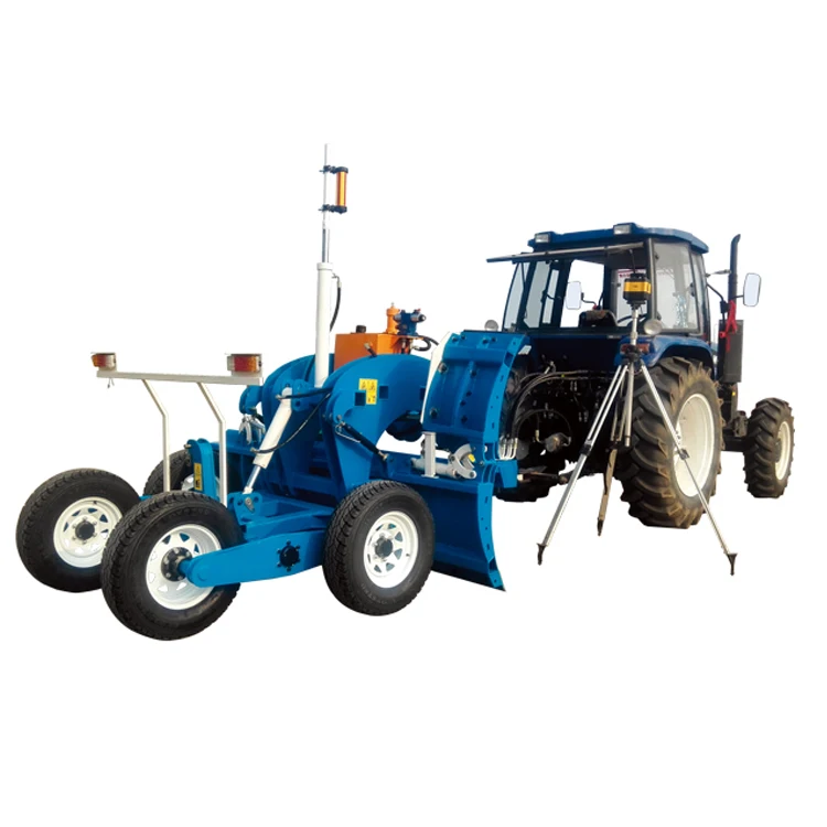 Лазерная Машина Выравнивания Земли 1JP-250 сельскохозяйственный четырехколесный складной лазерный грейдер моторная машина высокого